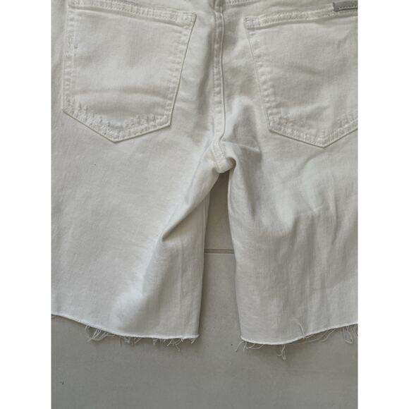 Joe's Shorts Bermuda High Rise Cut Off Distressed Denim Jean Mattie - Picture 9 of 10